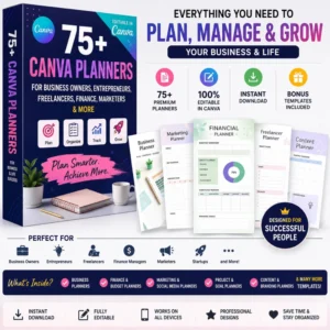 75+ Premium Canva Business Planners